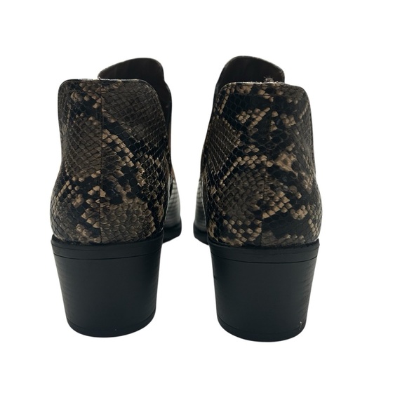 Fergalicious Brown and Black Ankle Boots Animal Print Size 11W NWOT. MSRP 120.00 - Picture 4 of 7